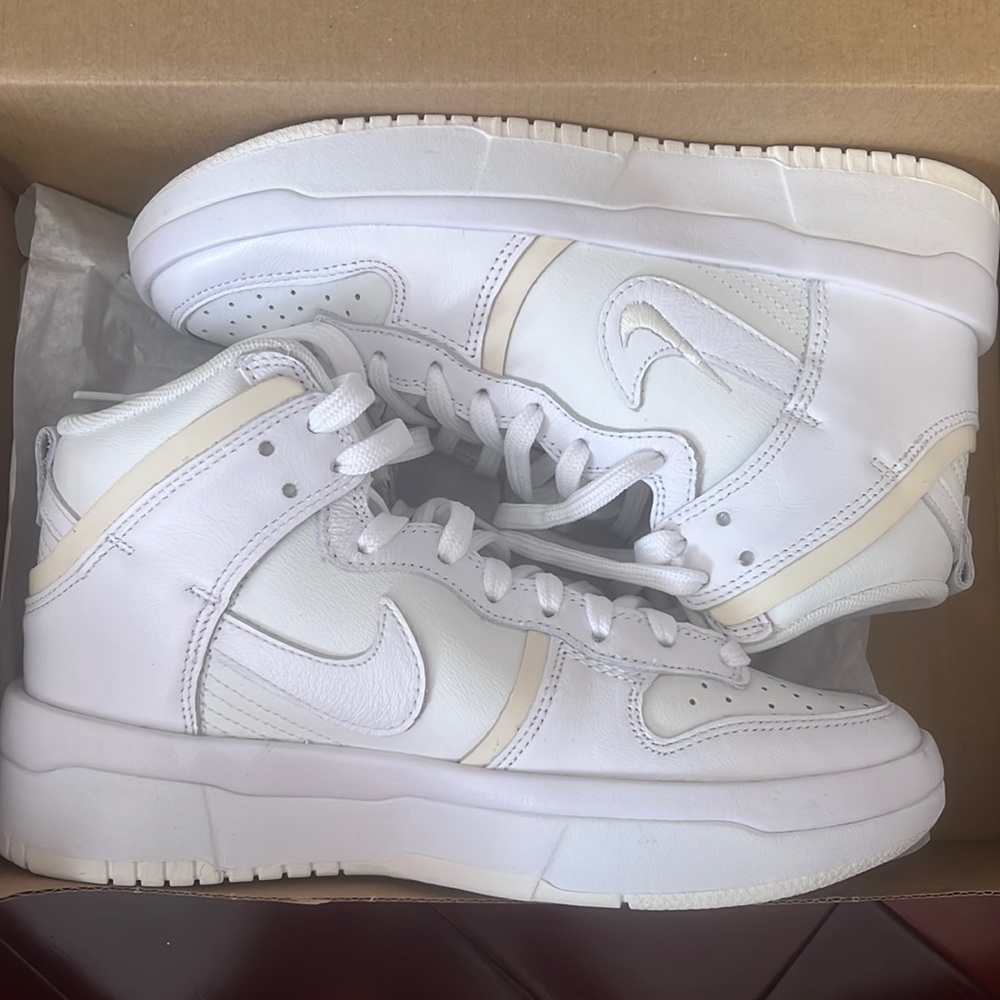 White Nike sneakers